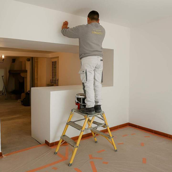 Pose soignée de papier peint tous styles